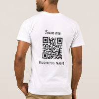 QR Code Business Logo Professional Black Modern