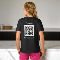 QR Code Business Logo Professional Black Modern