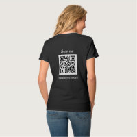 QR Code Business Logo Professional Black Modern
