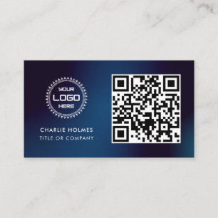 QR Code Business Logo   Professional & Modern  Business Card