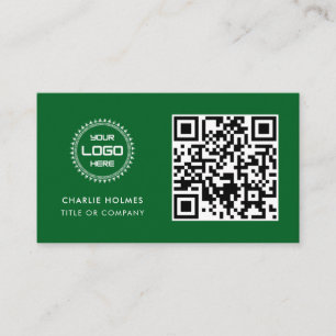 QR Code Business Logo   Professional & Modern  Card