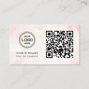 QR Code Business Logo   Professional & Modern  Card