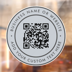 QR Code   Business Minimal Scannable Round