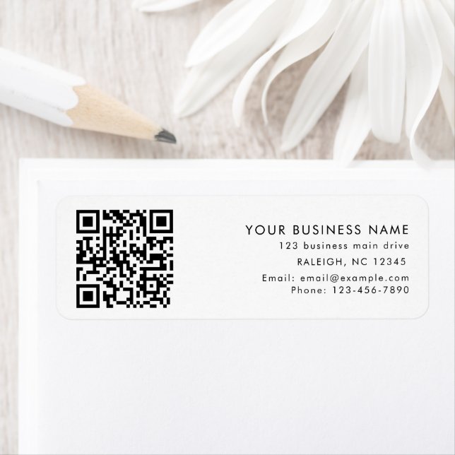 QR Code Business Name Phone Number Return Address (Insitu)