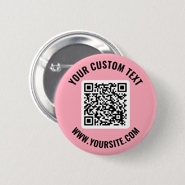 QR Code Button (Front & Back)