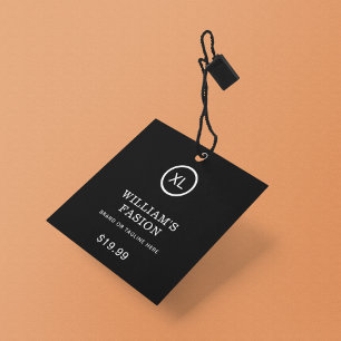 QR Code Clothing Label Price Hang Tag