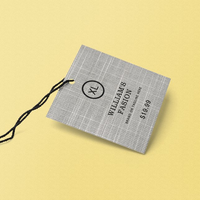 QR Code | Clothing Label Price Hang Tag (Creator Uploaded)