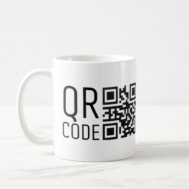 Qr Code Coffee Mug (Left)