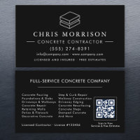 QR Code Concrete Cement Construction Services