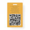 QR Code Corporate Logo Employee Photo ID Yellow