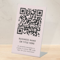 QR Code | Create Your Own Modern Blush Pink