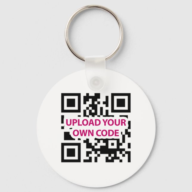 QR Code Customisable Key Ring (Front)
