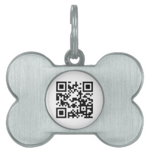QR Code Customisable Pet ID Tag