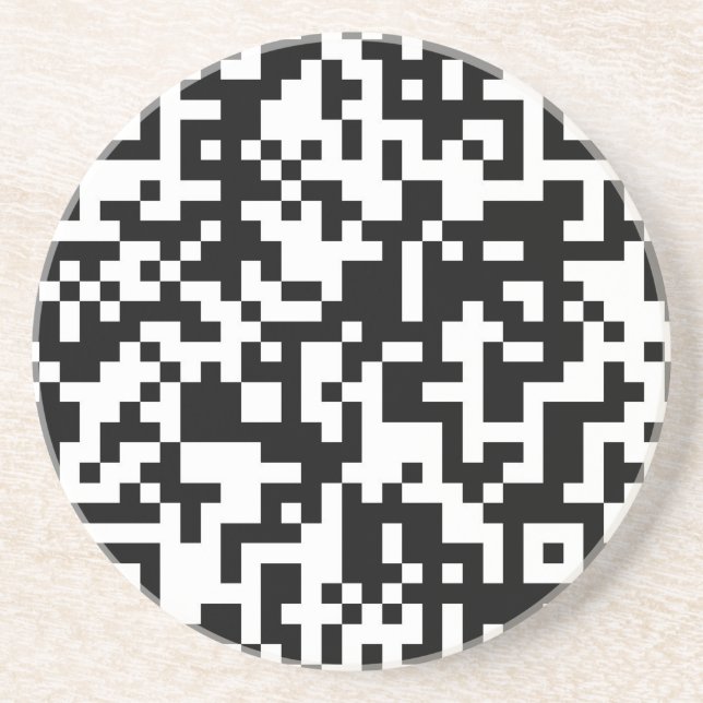 QR code design Coaster (Front)