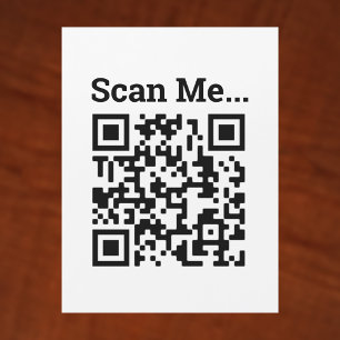QR Code Design Magnetic Card