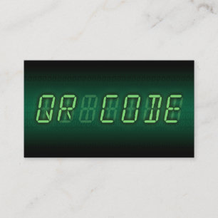 QR CODE : digital readout Business Card