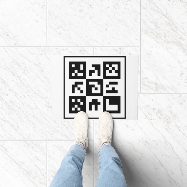 qr code doormat (Indoor)