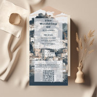QR Code Elegant Italy Capri Destination Wedding
