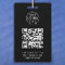 QR Code Event Badge | Digital Black Budget ID Card