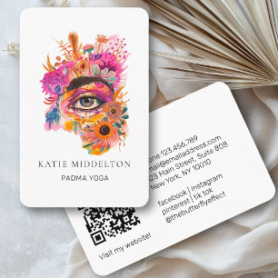 QR Code- Eye Yoga Reiki Wellness  Business Card