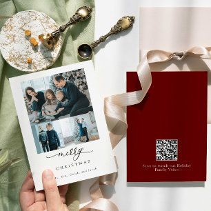 QR Code Family Video Script Photo Merry Christmas
