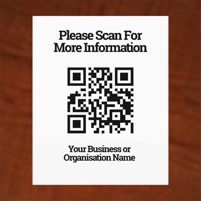 QR Code for Customer Information on a Flyer (Creator Uploaded)