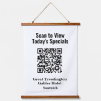 QR Code for Restaurant Specials Menu