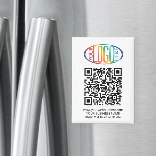 QR Code Generator & Business Logo Promotional Swag Magnet