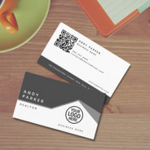 QR Code |  Generic, grey minimalist real estate