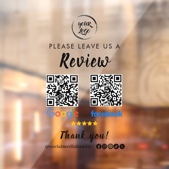 Qr Code Google Reviews Facebook Business Review (Sheet 2)