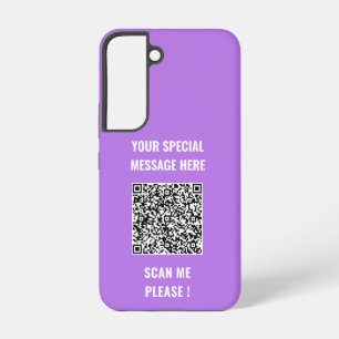 QR Code Info Your Special Message Surprise Gift Samsung Galaxy Case