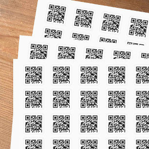 QR Code - Just Enter Your Website URL - Square Sticker