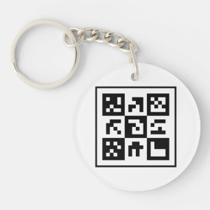 qr code key ring