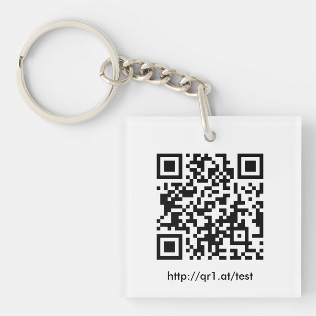 QR Code Key Ring (Front)
