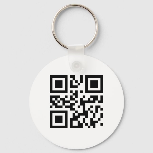 QR Code Keychain Template (Front)