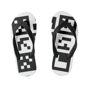 qr code kid's jandals