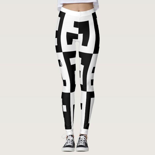 qr code leggings (Front)