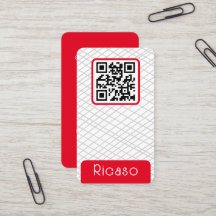 QR Code Lined Pattern Personalised
