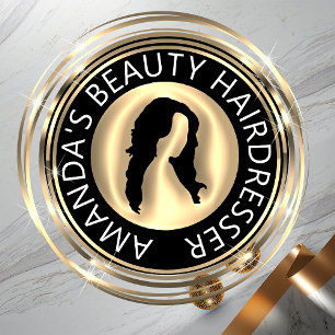  QR Code Logo Online Shop Frame Black  White Square Business Card