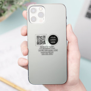 QR Code Logo Vinyl Business Company 
