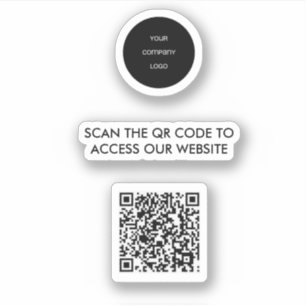 QR Code Logo Website Access 