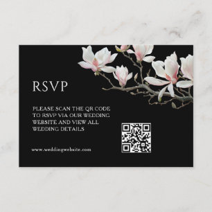 QR Code Magnolia Enclosure Card