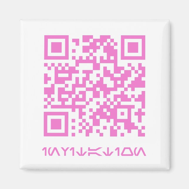QR Code Message for the HOCO date.b Magnet (Front)