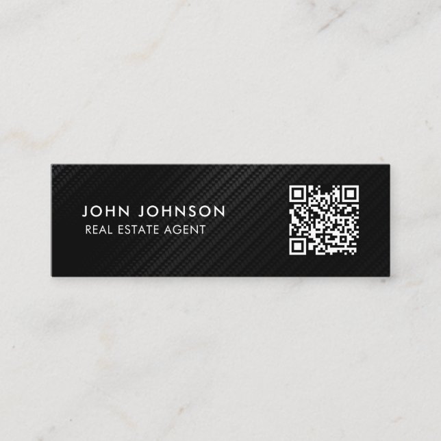 QR Code Mini Business Card (Front)