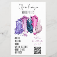 QR Code Modern Beauty Swatch Makeup Artist