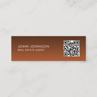 QR Code Modern Mini Business Card