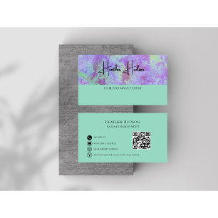QR code Modern Minimalist Business Card