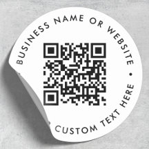 QR Code | Modern Minimalist Clean Simple White