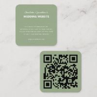 QR Code Modern Simple Fall Wedding Website