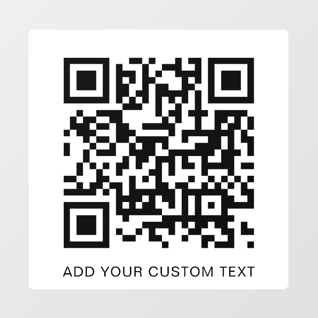 QR Code Modern white Stylish Scannable (Sheet)